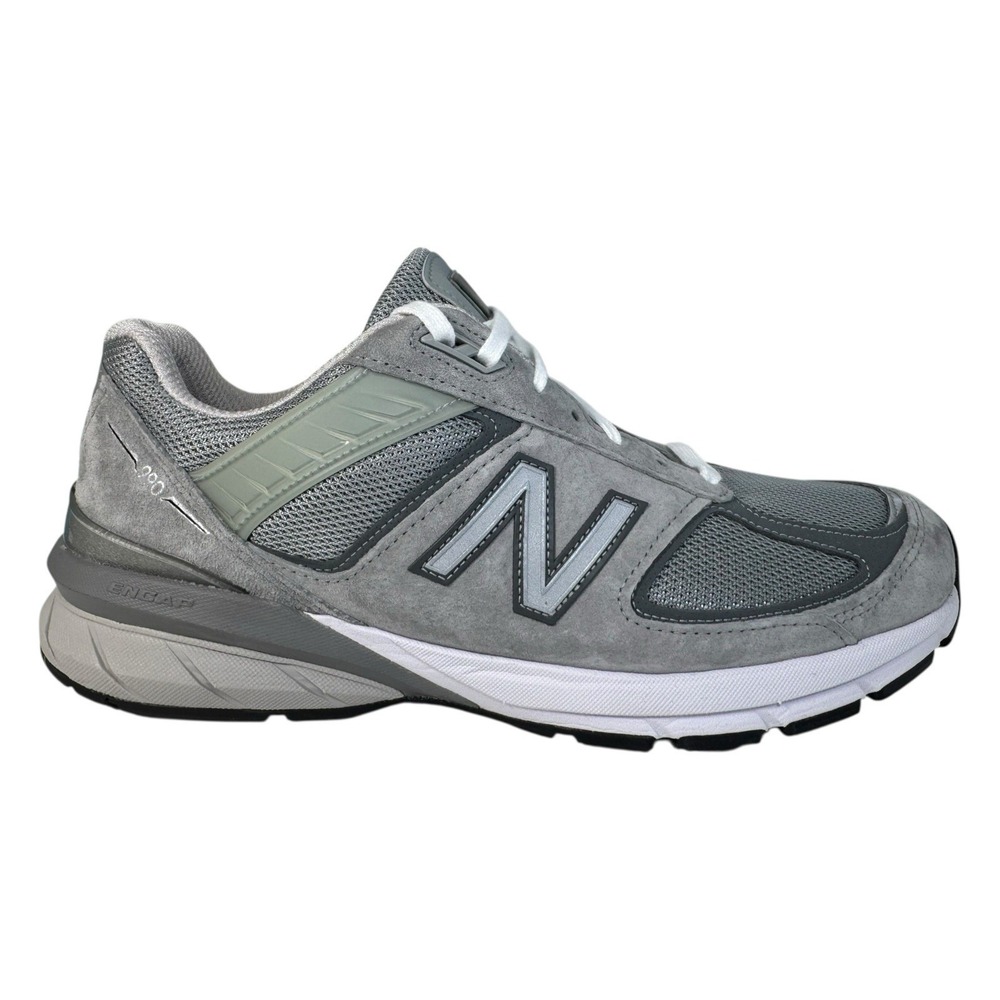New Balance Men's Grey and Silver Athletic Running Shoes